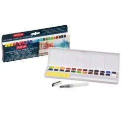 Derwent Inktense 24 Paint Pan Studio Set 8 Derwent Inktense 24 Paint Pan Studio Set -Painting Supplies Inktense Paint Set 24 1