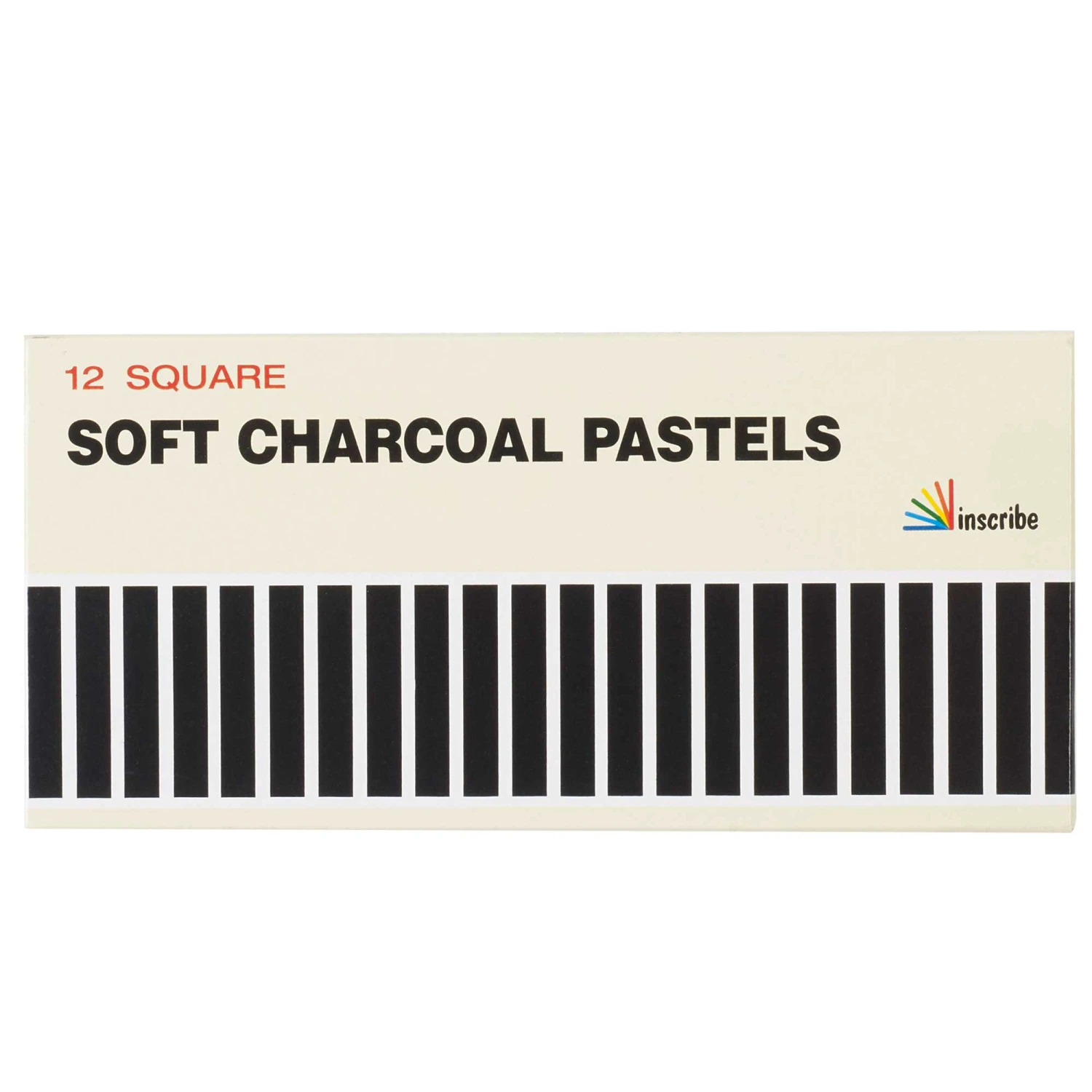 Inscribe Soft Charcoal Pastels - Set Of 12 Square Pastels 2 Inscribe Soft Charcoal Pastels - Set Of 12 Square Pastels - Image 2