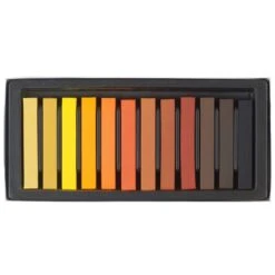 Inscribe Soft Earthtone Pastels - Set Of 12 Square Pastels -Painting Supplies Inscribe Soft Earthtone Pastels 12 3