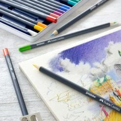 Faber-Castell Goldfaber Coloured Pencils - FREE Faber-Castell A4 Sketch Pad -Painting Supplies Key Visual Goldfaber Creative Studio portrait format High Res 38402
