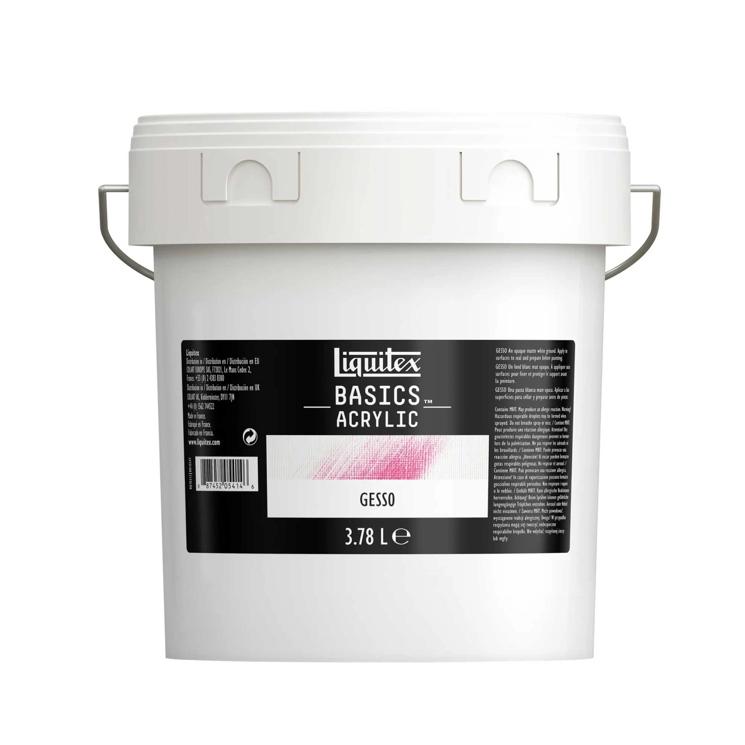 Liquitex Basics Acrylic Gesso 3.78L 1 Liquitex Basics Acrylic Gesso 3.78L