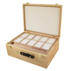 Langsett Wooden Pastel Box