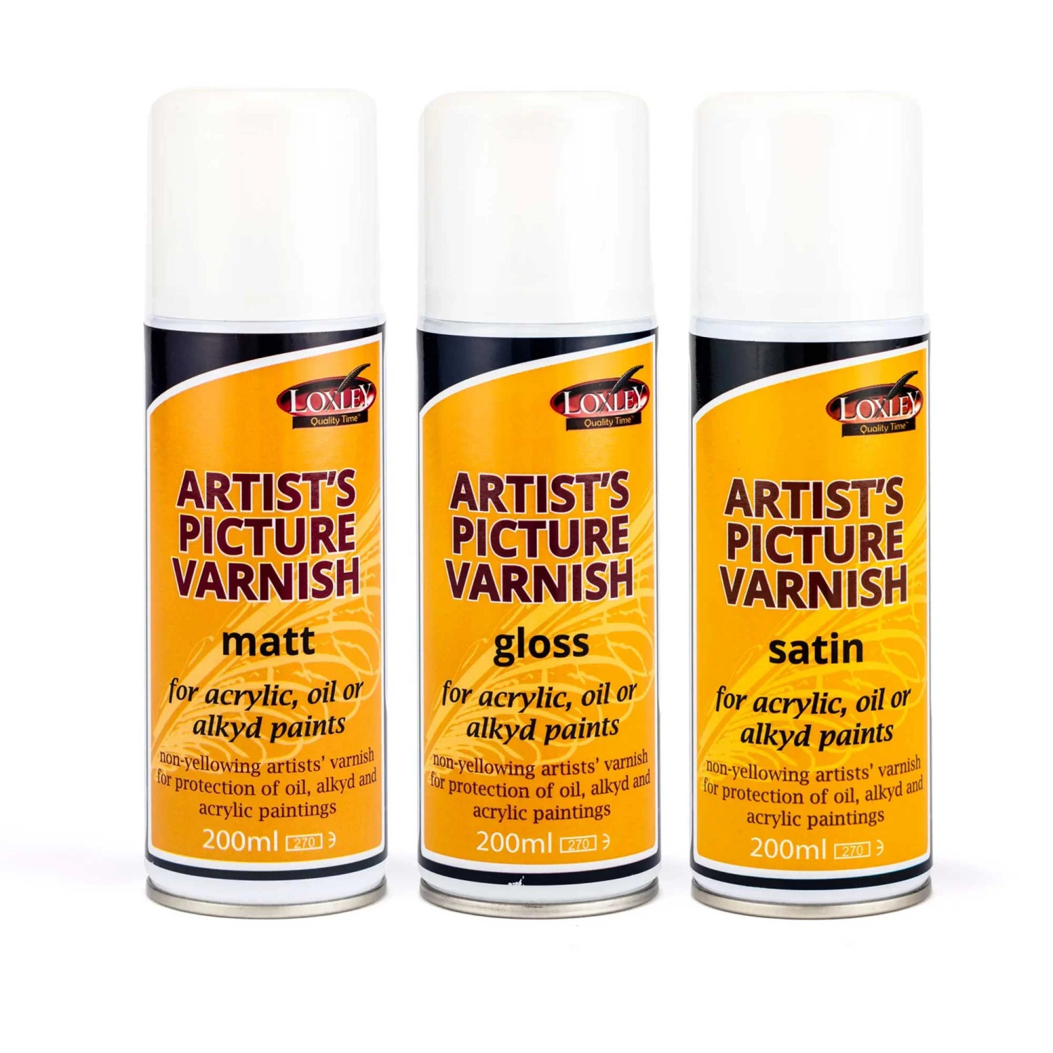 Loxley Artists Picture Varnish 200ml Aerosols 1 Loxley Artists Picture Varnish 200ml Aerosols
