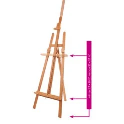 Mabef M13 Lyre Easel -Painting Supplies M13 3