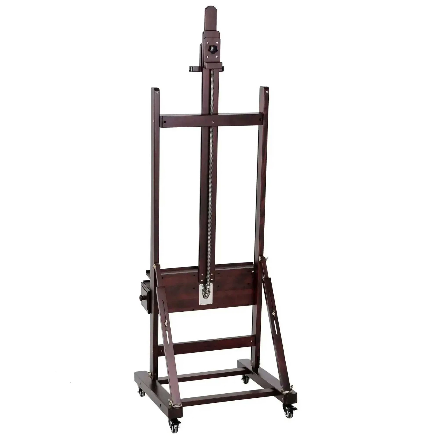 MEEDEN Deluxe Crank Adjusting Master Artist Easel - Deep Walnut Finish 3 MEEDEN Deluxe Crank Adjusting Master Artist Easel - Deep Walnut Finish - Image 3
