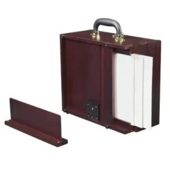 MEEDEN Table Easel Pochade Box With Carrier Bag - Deep Walnut - Ex Display -Painting Supplies MEEDEN Plein Air Pochade Box Dark Walnut MEEDEN 1692045384907 1500x1256 d86cad65 ab0a 4de5 9ba2 8002f671b765