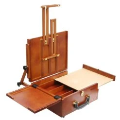 MEEDEN Table Easel Pochade Box - Walnut