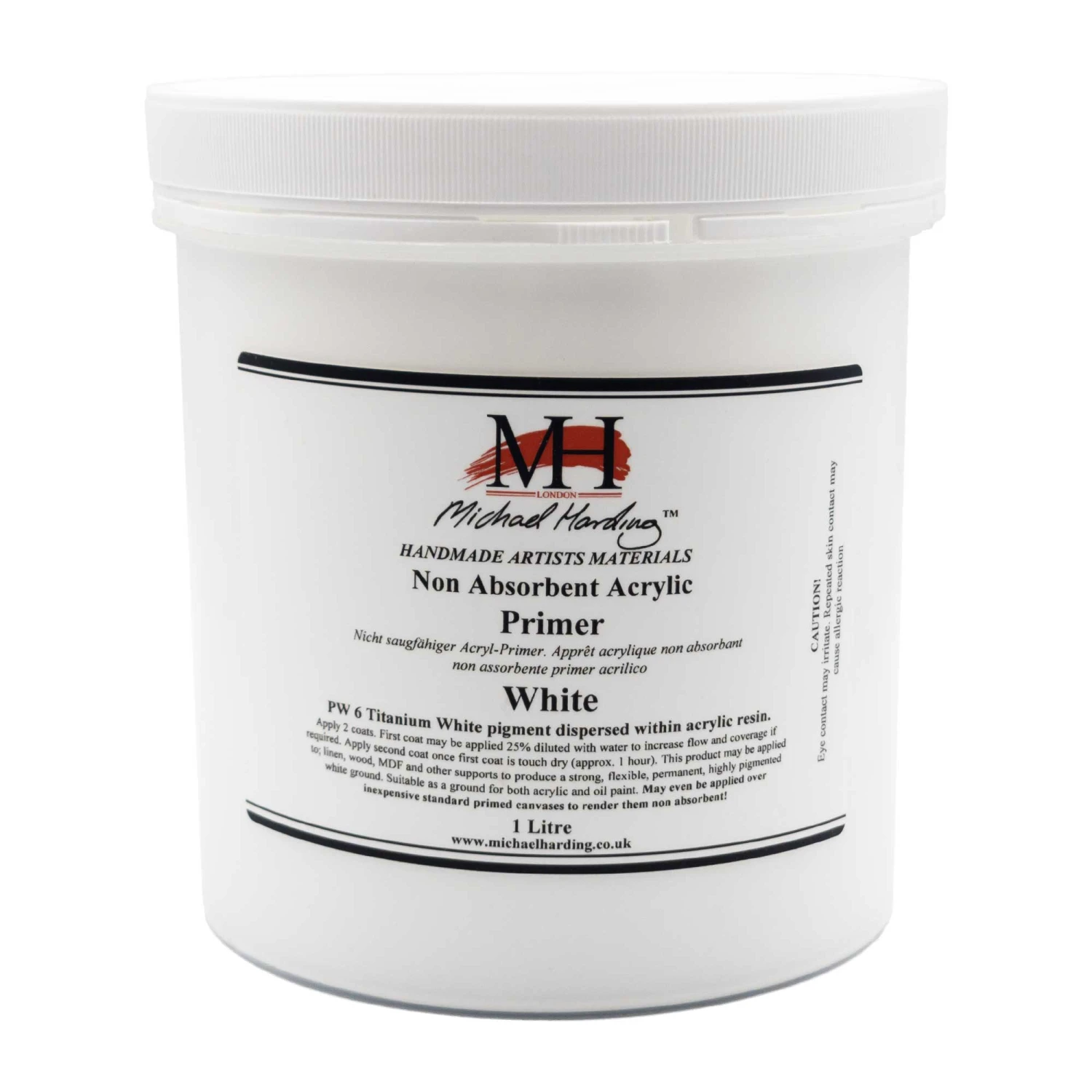 Michael Harding Non-Absorbent Acrylic White Primer 2 Michael Harding Non-Absorbent Acrylic White Primer - Image 2