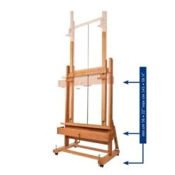 Mabef M02 Heavyweight Studio Easel -Painting Supplies Mabef M02 easeljpg