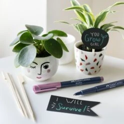 Faber-Castell Set Of 6 Metallic Bullet Nib Pens -Painting Supplies Metallic Bullet Nibs 2