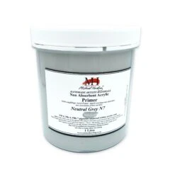 Michael Harding Non-Absorbent Acrylic Primer - Neutral Grey N7 5 Michael Harding Non-Absorbent Acrylic Primer - Neutral Grey N7 -Painting Supplies Michael harding natural grey