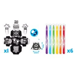 Maped Creativ Mini Box - Velvet Colouring Money Box Kit -Painting Supplies Mini Box Velvet 3