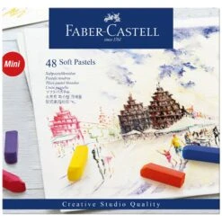 Faber-Castell Mini Soft Pastel Sets 9 Faber-Castell Mini Soft Pastel Sets -Painting Supplies Mini Soft Pastels 48 1