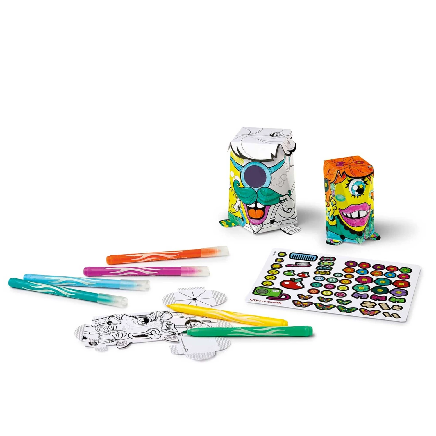 Maped Creativ Mini Box - Monsters To Decorate Kit 2 Maped Creativ Mini Box - Monsters To Decorate Kit - Image 2
