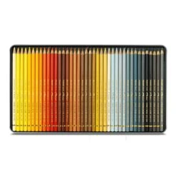 Caran D'Ache Pablo Coloured Pencils Tin Of 120 -Painting Supplies Pablo 120 Coloured Pencils Orange