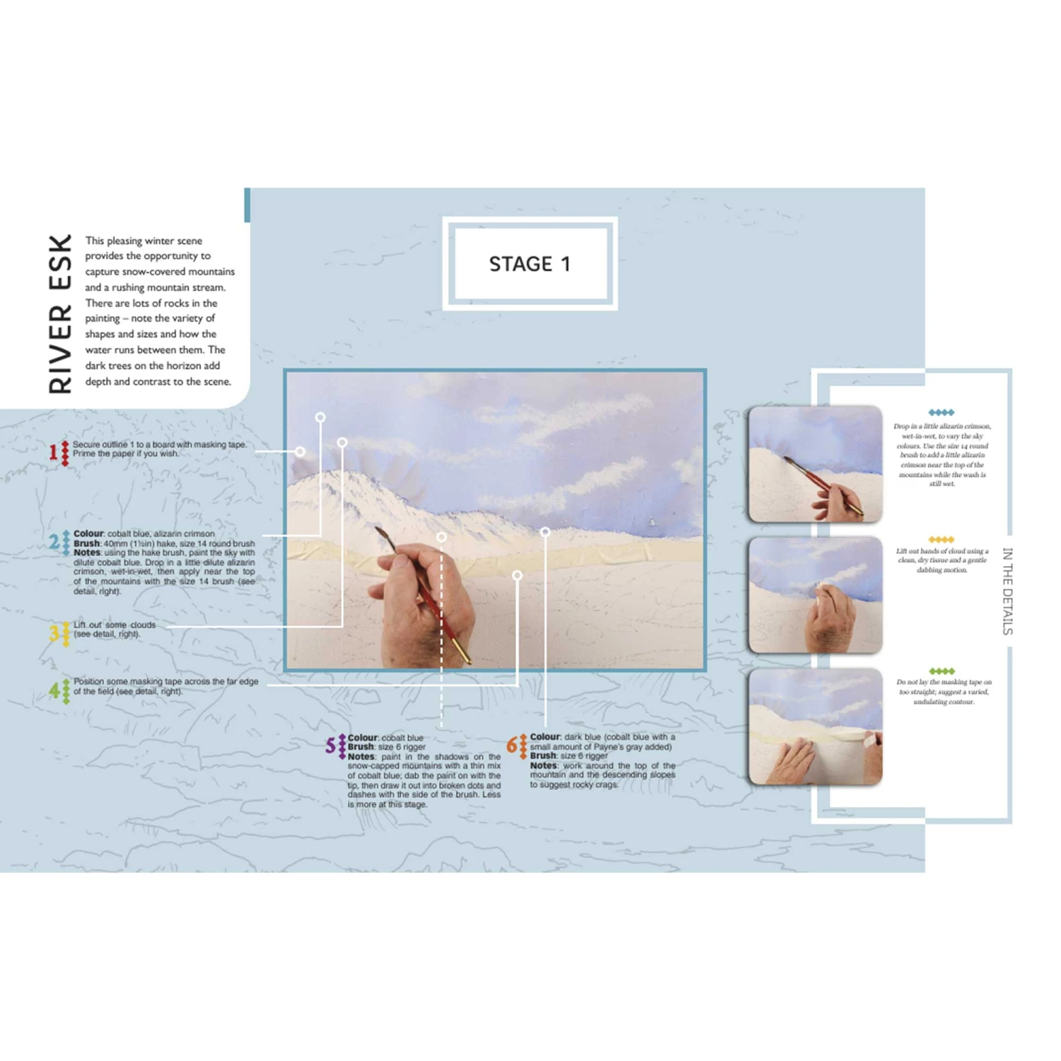 Paint Pad Poster Book: Country Scenes: 5 Beautiful Pictures To Frame Or Paint 2 Paint Pad Poster Book: Country Scenes: 5 Beautiful Pictures To Frame Or Paint - Image 2