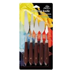 ARTessentials Palette Knife Set For Oils And Acrylics - 5 Piece 7 ARTessentials Palette Knife Set For Oils And Acrylics - 5 Piece -Painting Supplies Painting palette knives set
