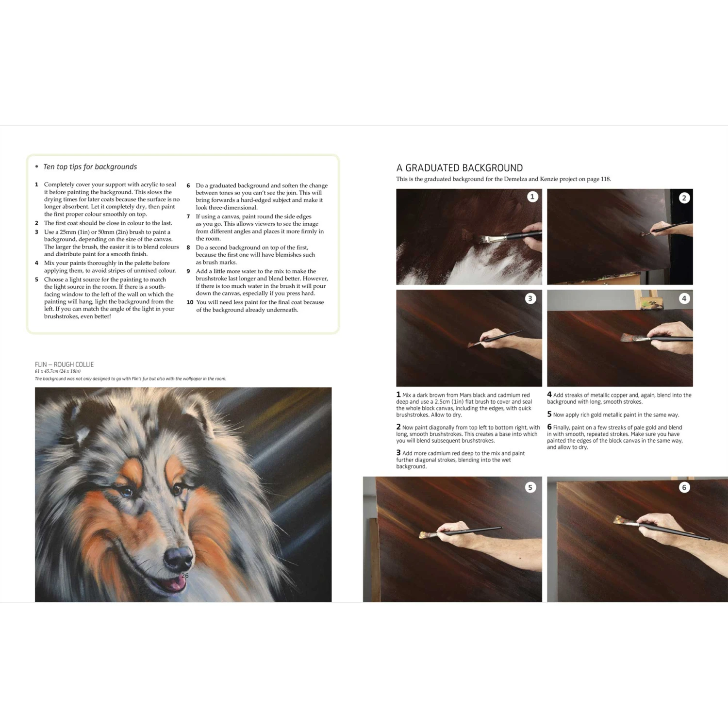 Painting Dog Portraits In Acrylics - D. White 2 Painting Dog Portraits In Acrylics - D. White - Image 2