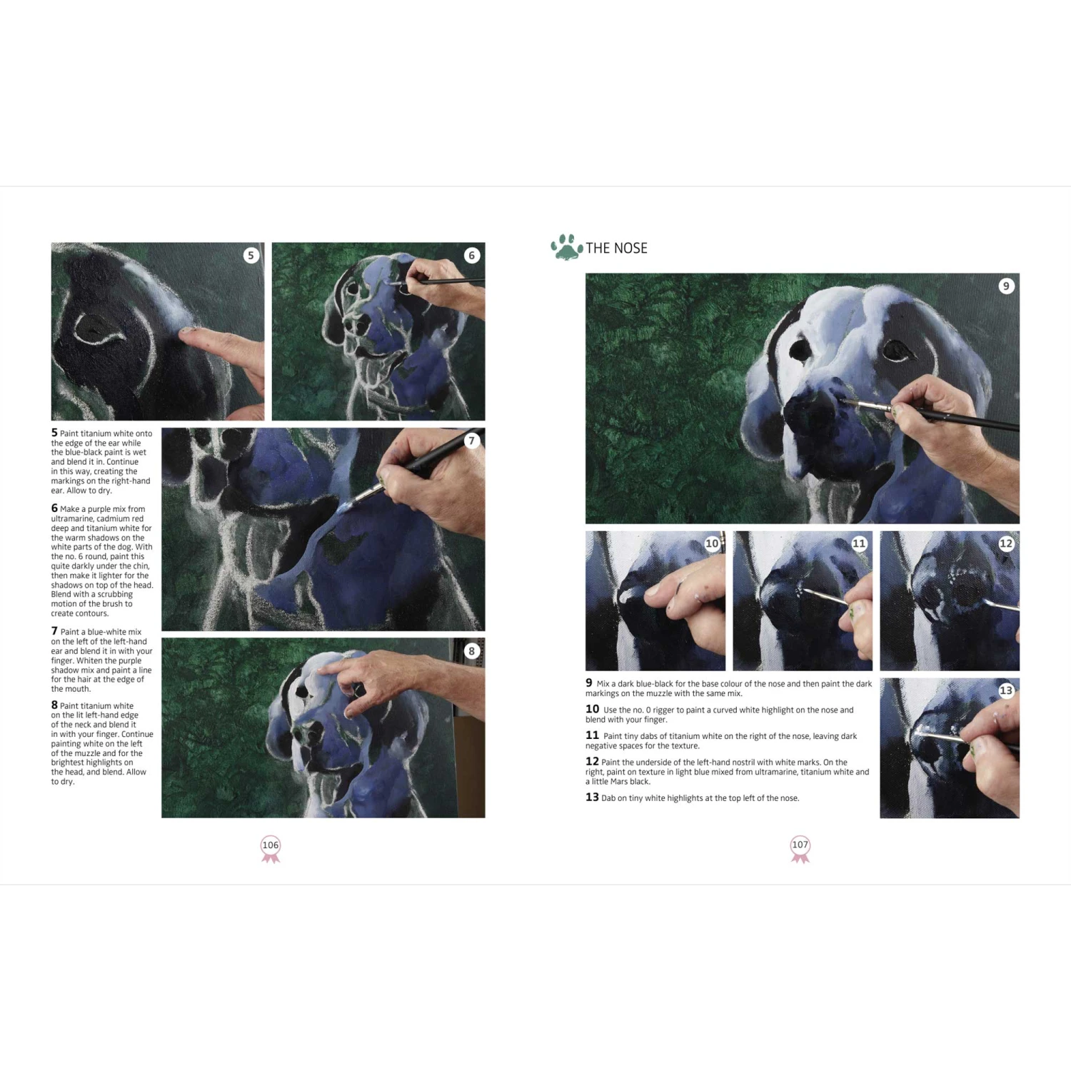 Painting Dog Portraits In Acrylics - D. White 4 Painting Dog Portraits In Acrylics - D. White - Image 4