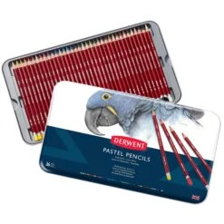 Derwent Pastel Pencil Metal Tins 14 Derwent Pastel Pencil Metal Tins -Painting Supplies Pastel Pencils 36