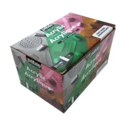 Pebeo Multi-Surface Acrylics Set - Glossy/Pearlescent Colours - 24 X 59ml -Painting Supplies Pebeo acrylic multi surfaces 25 glossy