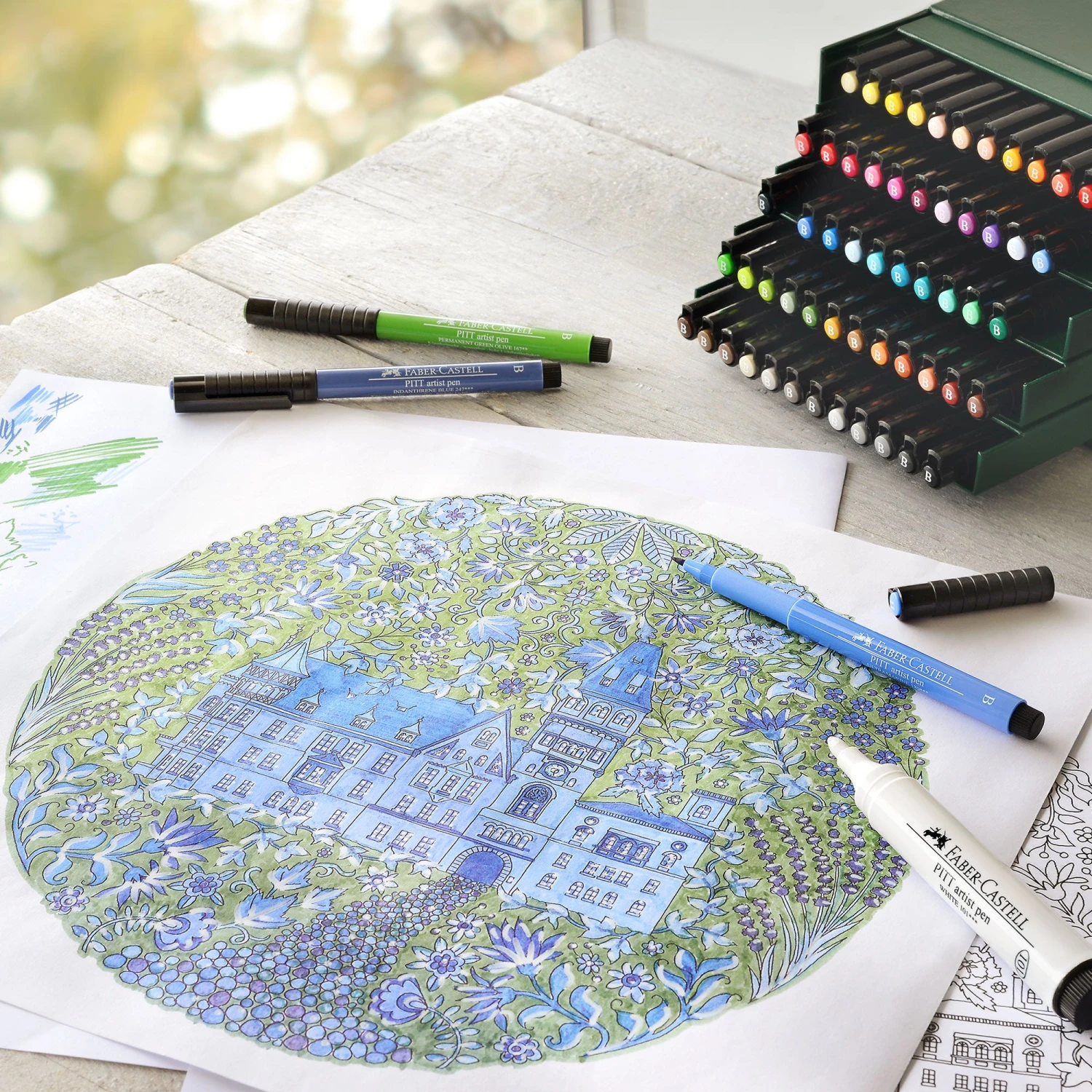 Faber-Castell Pitt Pens Brush Set Of 60 3 Faber-Castell Pitt Pens Brush Set Of 60 - Image 3