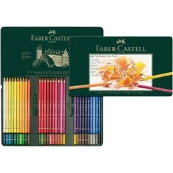 Faber-Castell Polychromos Pencils Set Of 60 - Includes A2 Art Storage Bag (RRP £14.25)