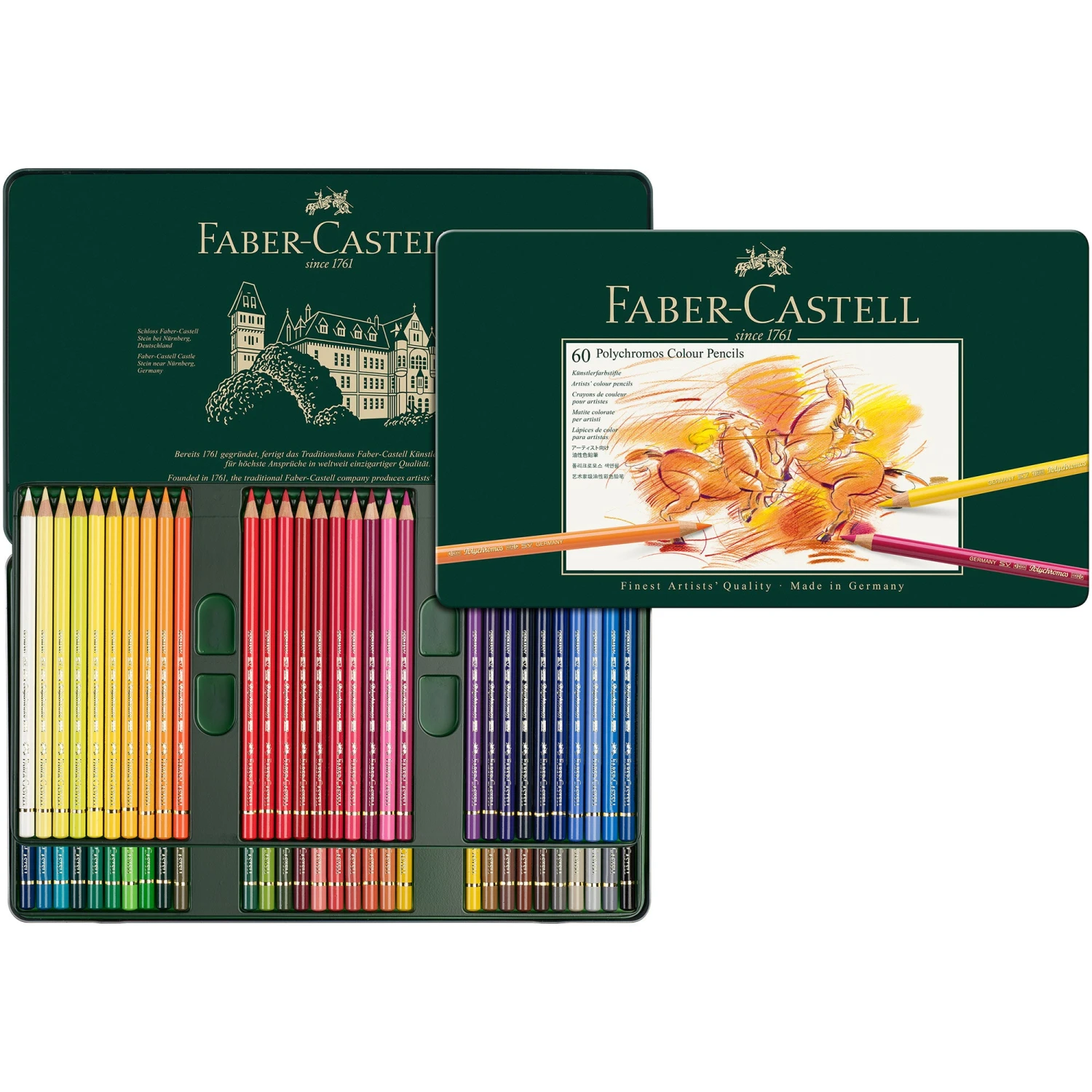 Faber-Castell Polychromos Pencils Set Of 60 - Includes A2 Art Storage Bag (RRP £14.25) 1 Faber-Castell Polychromos Pencils Set Of 60 - Includes A2 Art Storage Bag (RRP £14.25)
