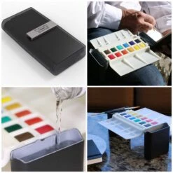 Global Portable Painter Pocket-Size Watercolour Travel Palette -Painting Supplies Portable Painter 2