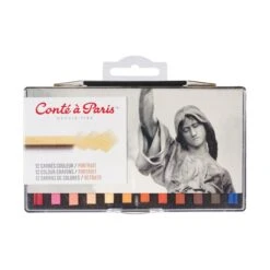 Conte A Paris Carres Portrait Crayons Set Of 12