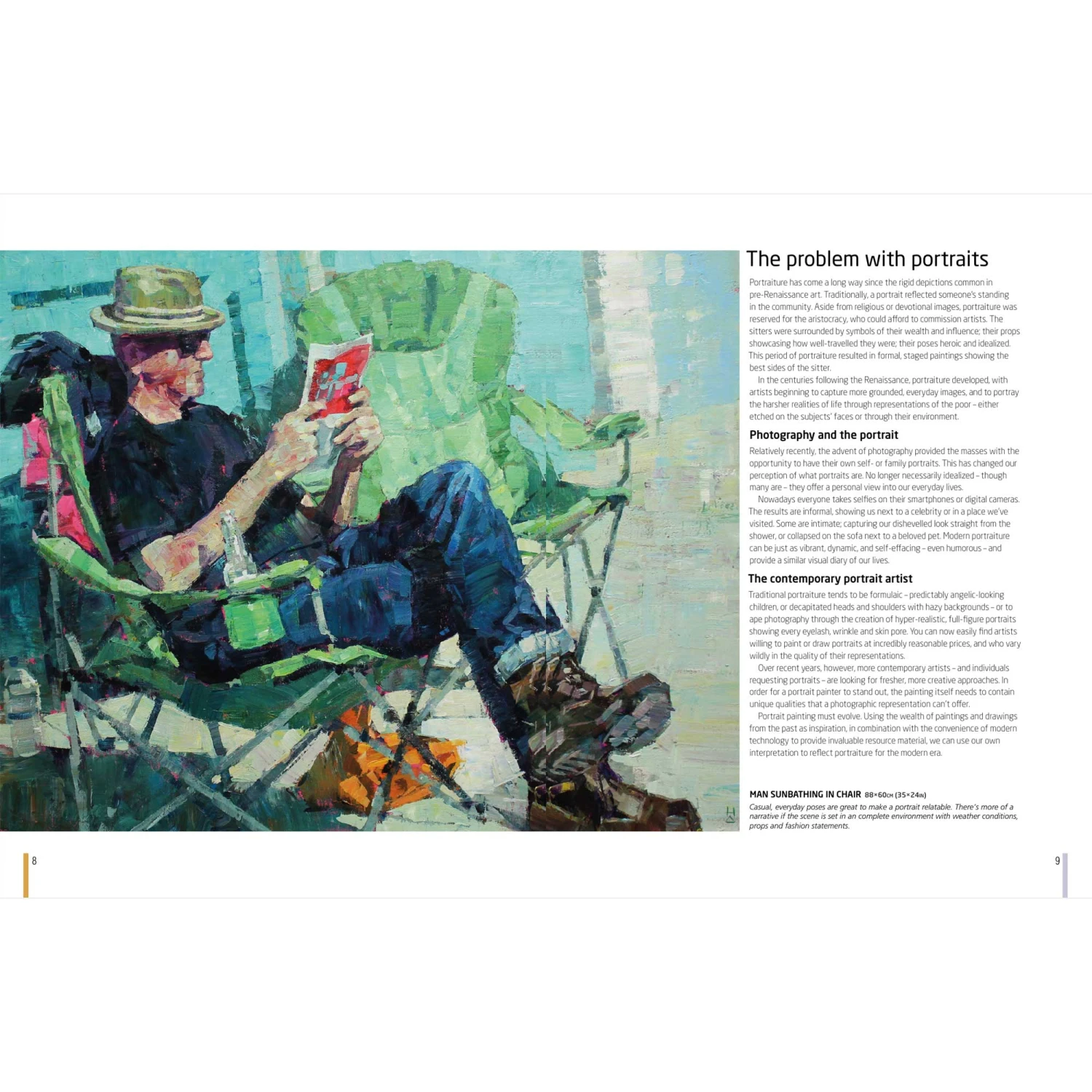 Painting Portraits In Acrylics - H. Akib 2 Painting Portraits In Acrylics - H. Akib - Image 2