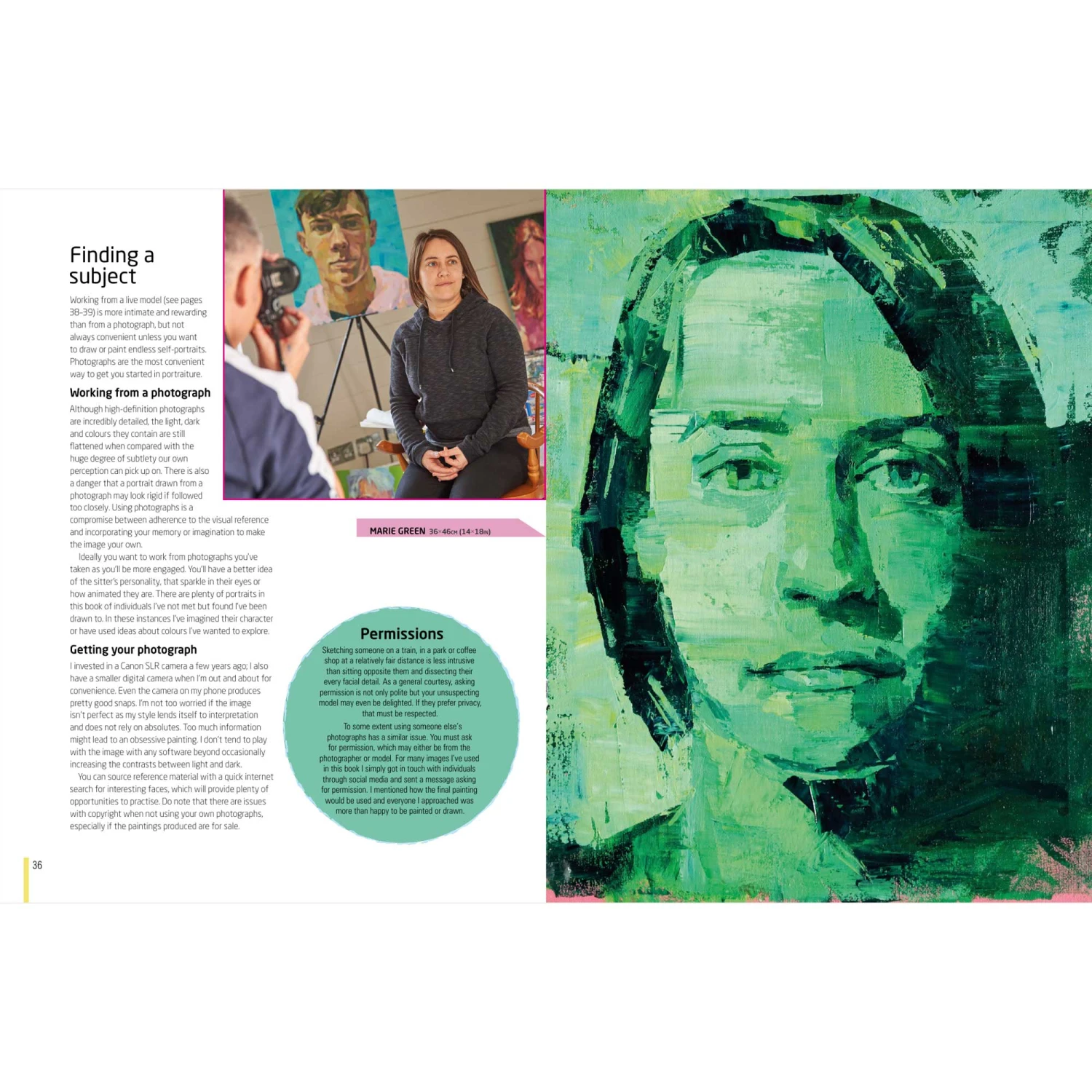 Painting Portraits In Acrylics - H. Akib 3 Painting Portraits In Acrylics - H. Akib - Image 3