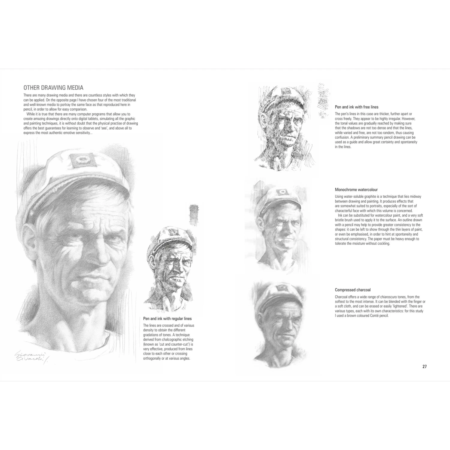 Drawing Using Grids: Portraits With Character - G. Civardi 3 Drawing Using Grids: Portraits With Character - G. Civardi - Image 3