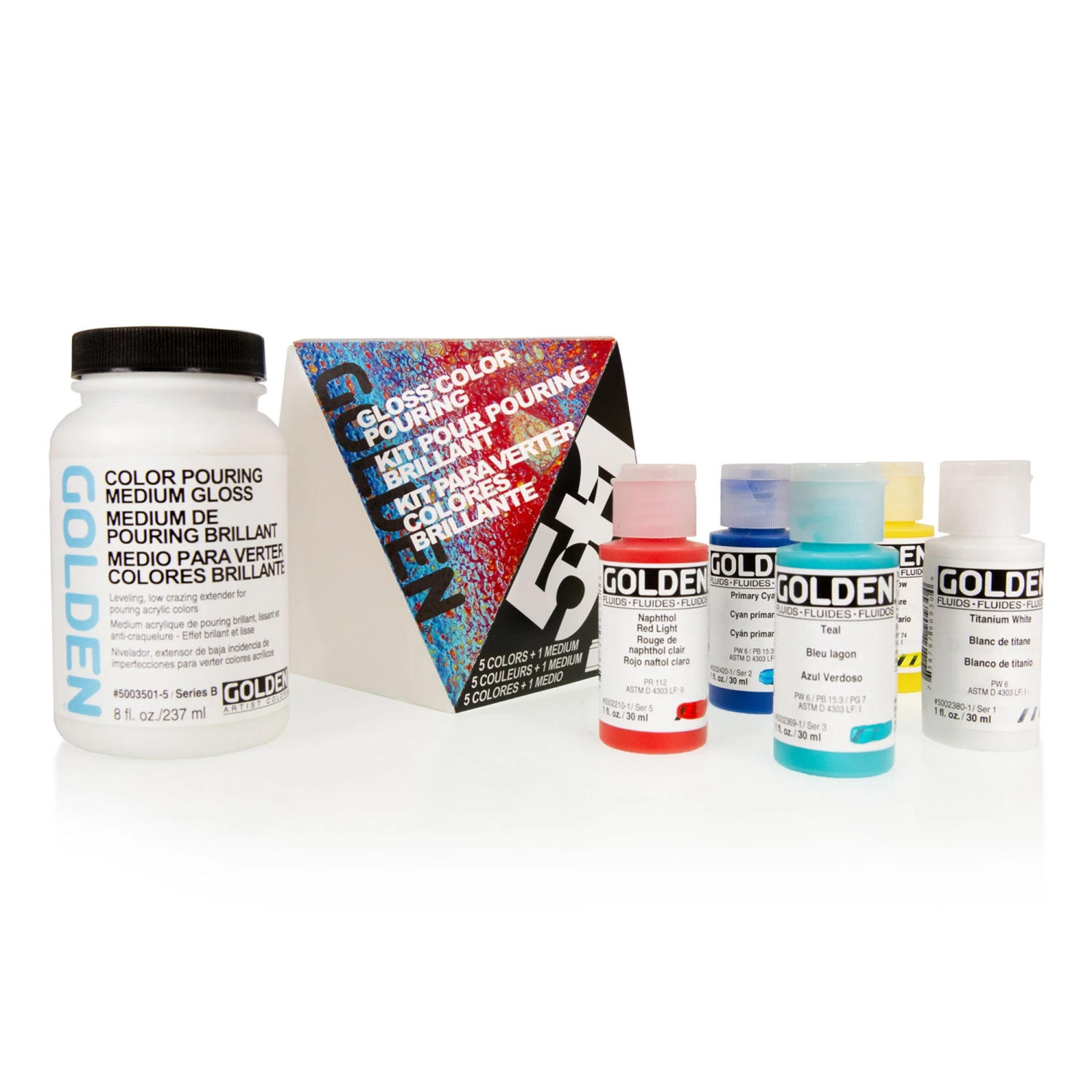 Golden Pouring Medium Set 1 Golden Pouring Medium Set