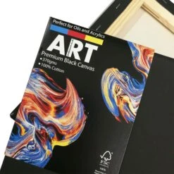 Painting Supplies -Painting Supplies Prem Canv Black1