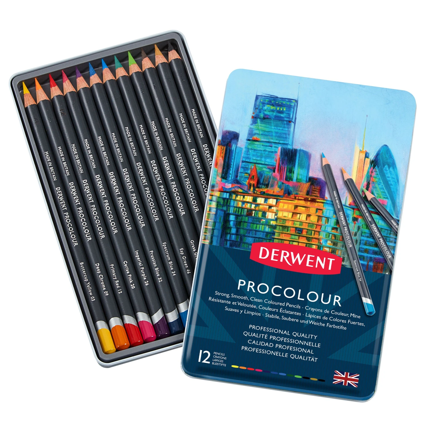 Derwent Procolour Pencil Metal/Tin Box Sets 1 Derwent Procolour Pencil Metal/Tin Box Sets