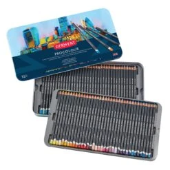 Derwent Procolour Pencil Metal/Tin Box Sets 9 Derwent Procolour Pencil Metal/Tin Box Sets -Painting Supplies Procolour Set 72