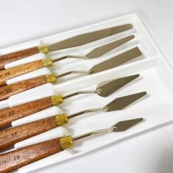 RGM 6 Piece Palette Knife Set 5 RGM 6 Piece Palette Knife Set -Painting Supplies RGM palette knives set 2