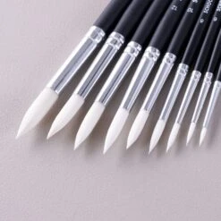 ARTdiscount School Brushes - Packs Of 10 - Round -Painting Supplies School Round Brush4