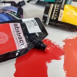 Sennelier Abstract Acrylic - 120ml -Painting Supplies Sennelier pouch reds