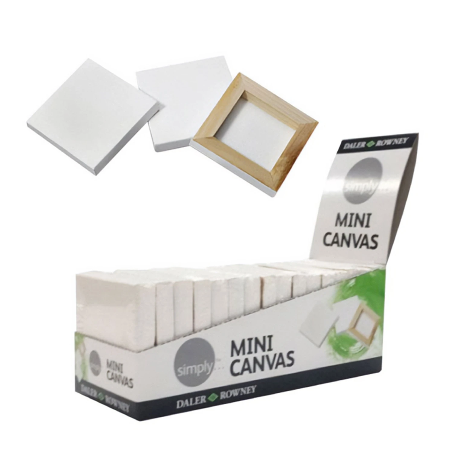 Daler-Rowney Mini Canvas Squares - 2.5x2.5" (6.35cm Approx.) - Pack Of 16 1 Daler-Rowney Mini Canvas Squares - 2.5x2.5" (6.35cm Approx.) - Pack Of 16