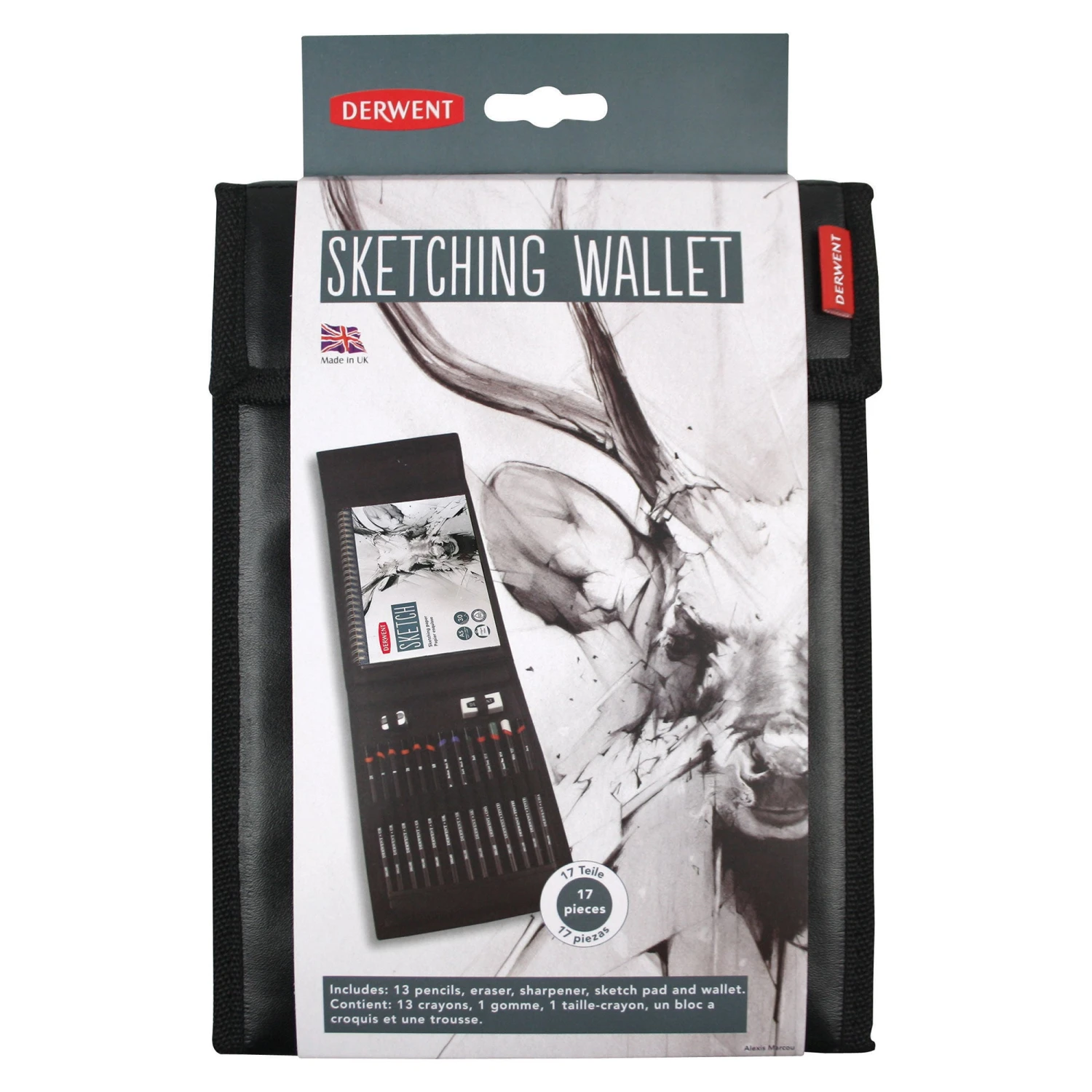 Derwent Sketching Wallet With Sketching Pencils And Accessories 1 Derwent Sketching Wallet With Sketching Pencils And Accessories