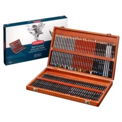 Derwent Sketching 72 Wooden Box