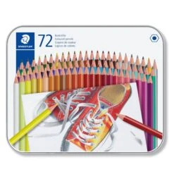 Staedtler Coloured Pencils Tin Of 72 Assorted Colours
