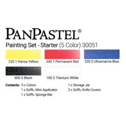 PanPastel Starter Set - Set Of 5 -Painting Supplies Starter Set 5 3