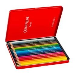 Caran D'Ache Supracolor Soft Aquarelle Pencil Metal Tins 10 Caran D'Ache Supracolor Soft Aquarelle Pencil Metal Tins -Painting Supplies Supracolour Tin