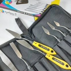 Daler-Rowney System3 Painting Palette Knives Set 5 Daler-Rowney System3 Painting Palette Knives Set -Painting Supplies System 3 palette knives set