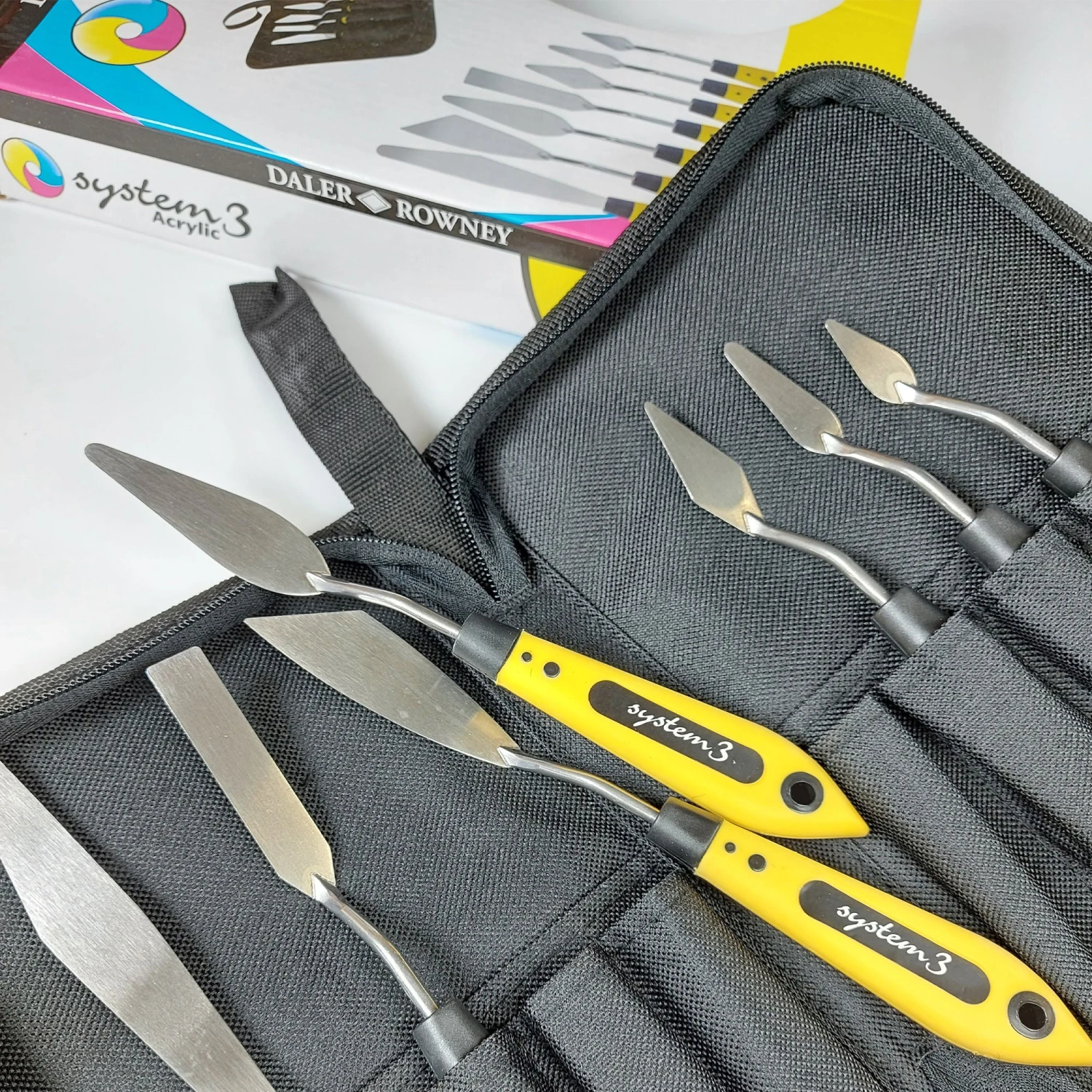 Daler-Rowney System3 Painting Palette Knives Set 3 Daler-Rowney System3 Painting Palette Knives Set - Image 3
