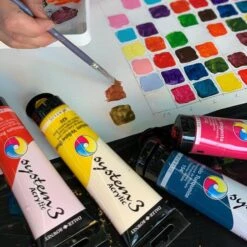 Daler-Rowney System3 Acrylic Paint - 150ml -Painting Supplies System3 Acrylic Colour Mixing 1