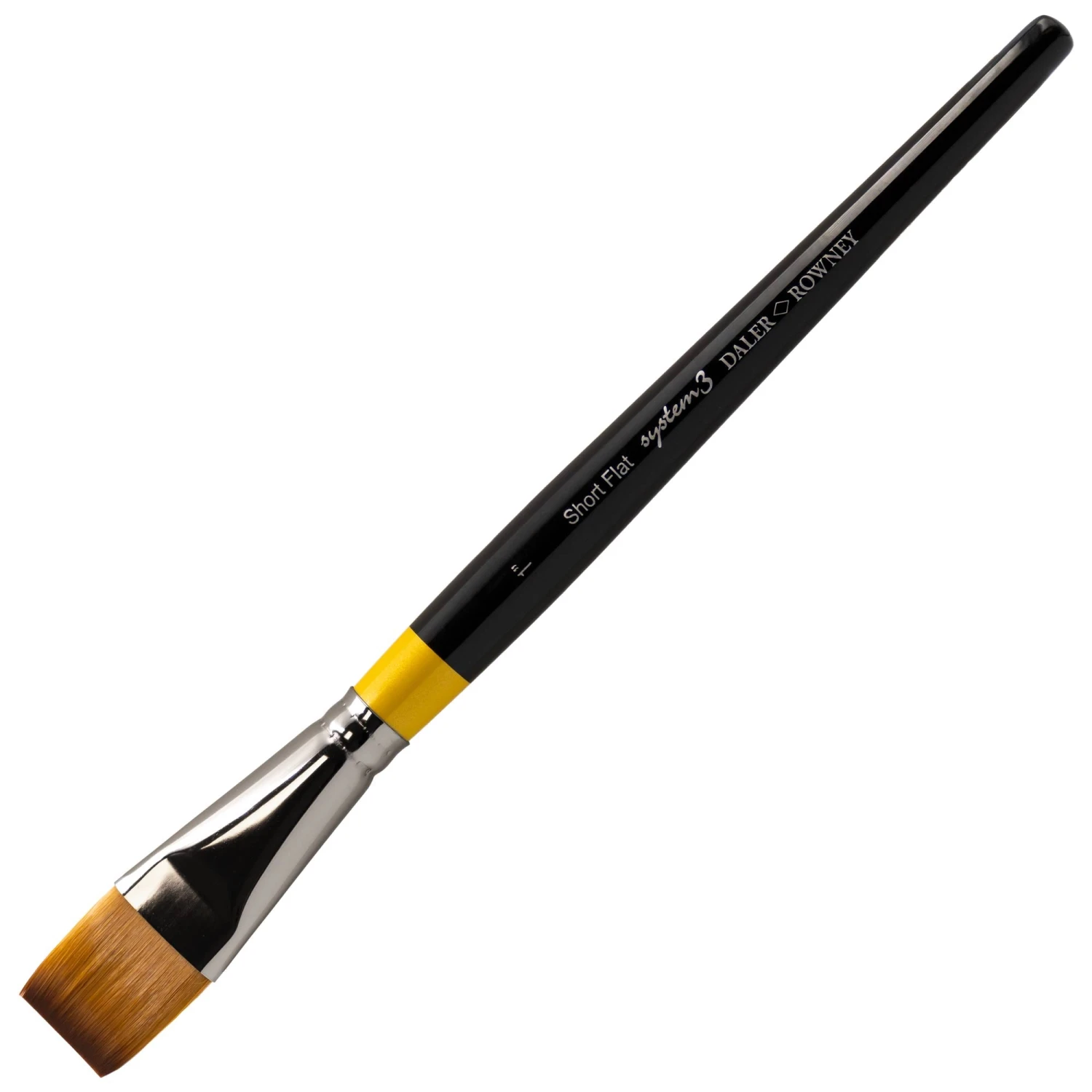 Daler-Rowney System3 - Short Handled Flat - SY21 - 1" Brush 1 Daler-Rowney System3 - Short Handled Flat - SY21 - 1" Brush